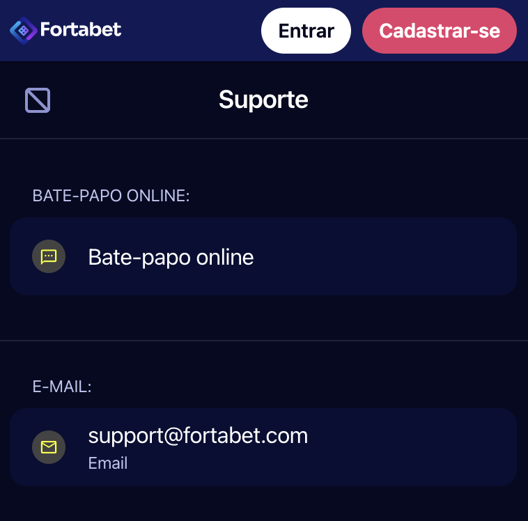 Suporte Fortabet